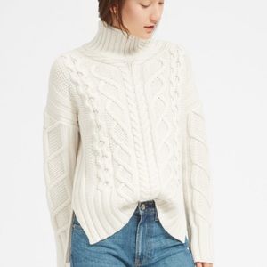 Everlane NWT Ivory Chunky Knit